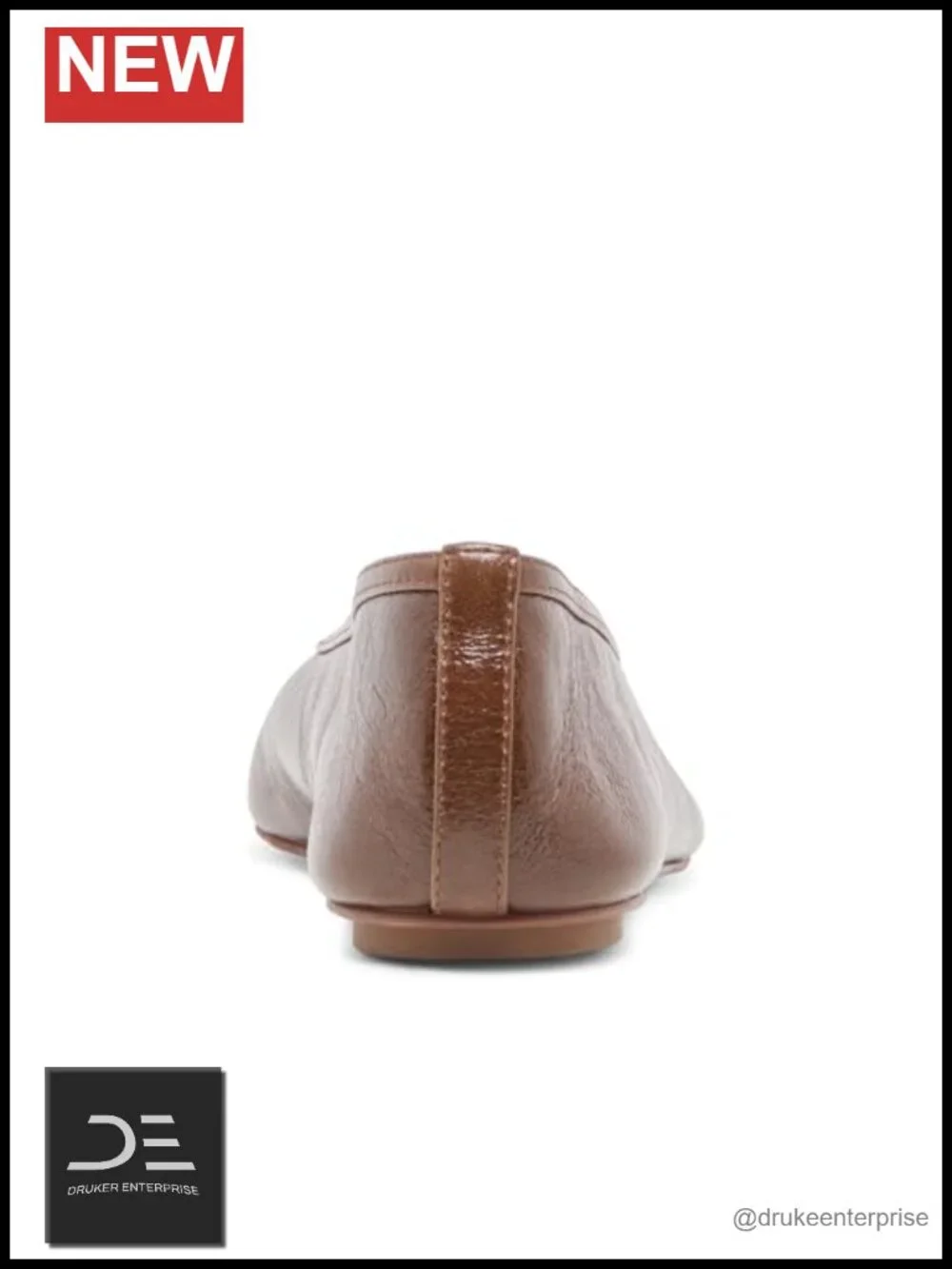 Leather Ballet Flats Pointed Toe Slip-On Women's Casual Shoes